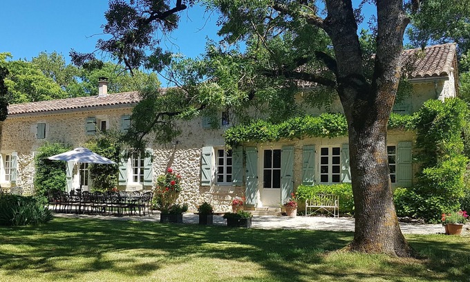 Gondrin Other | Beautiful Stone Farmhouse With Heated Pool And Views Across Rolling Countryside