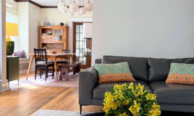 Eau Claire House | Beautiful third ward home with hot tub and close to Downtown and University.