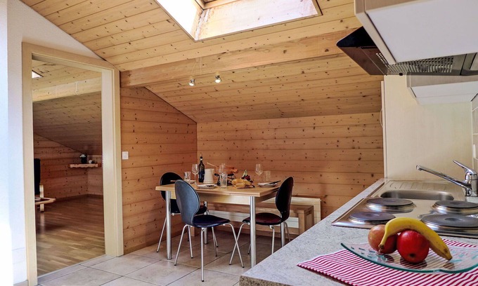 Frutigen Villa | Beautiful villa for 4 people with WIFI, patio and parking