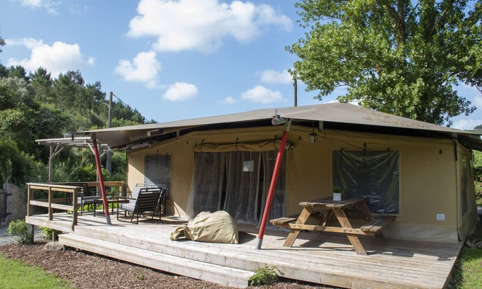 Malinha Cabin | Bedouine style glamping lodge in mini resort.