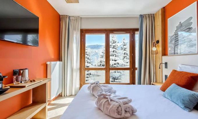 Flaine Apartment | Belambra Clubs Flaine Panorama - All inclusive - Premium Room 2 Adults View Balcony