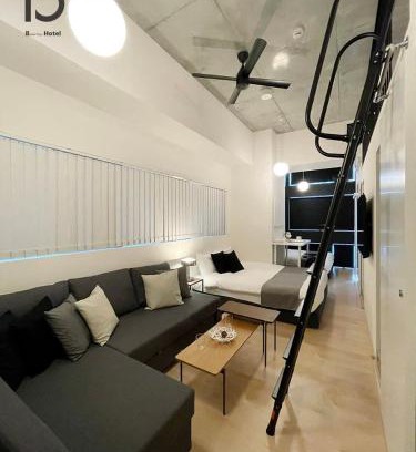 Hiroshima City Centre Apartment | bHOTEL Nekoyard - Loft Studio 5 Min Walk to Peace Park