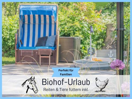Gammendorf House | Bio Ferienhof Wichtelweide - Ferienhaus Lee - mit Sauna