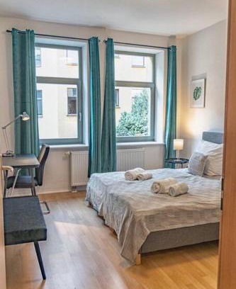 Magdeburg Apartment | Blue Chili 23 - Modern, zentral, mit Balkon