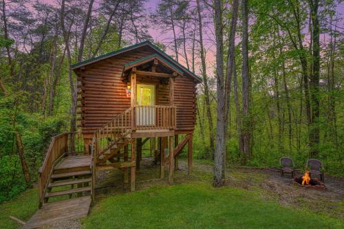 Logan House | Blue Rose Cabins - Treetops Cabin