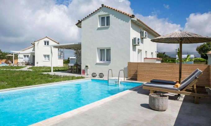Kounopetra Villa | Boho Blue in Lixouri
