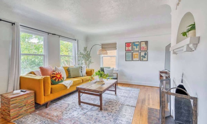 Alberta Arts District House | Boho Vibes | Alberta 2BR Coffee + Culture