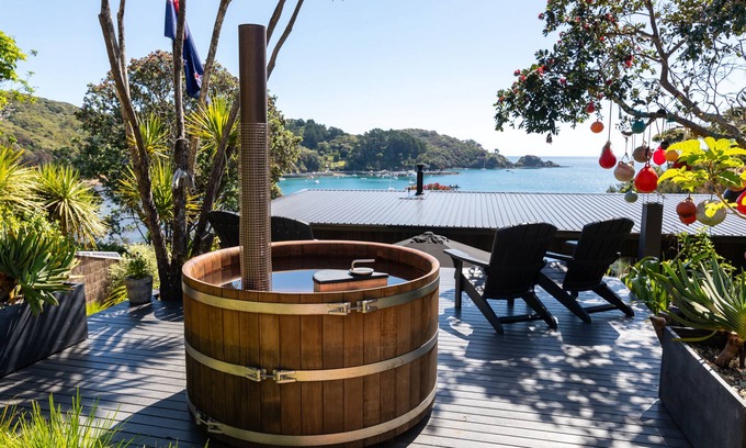Tryphena House | BONNYDOON - a waterfront paradise with incredible sea views and stunning sunsets