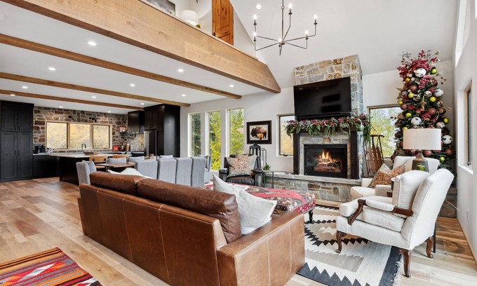 Whitefish Ski Chalet | Book a Summer Stay! Private hot tub and next to the NEW HIGH-SPEED 6 PACK Chairlift!