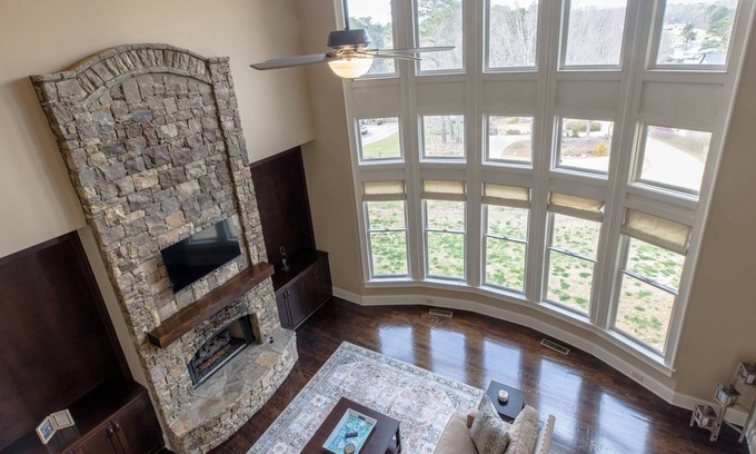 Oakwood House | Book Now for Atlanta Speed Tour Race |Grand 5308 Sq.ft. Estate |6BR 5.5BA |Glorious Lake Lanier View