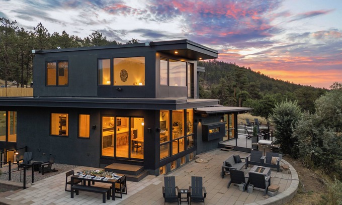 Boulder House | Boulder, CO, Luxury Mtn Home with 4 Bedrooms, Wow Views, Cedar Hot Tub, Peaceful