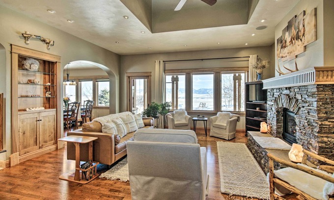 Bozeman House | Bozeman Getaway on the Prairie w/Patio & Grill