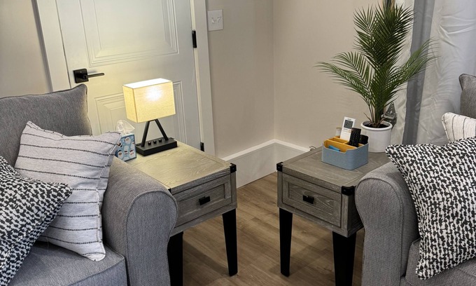 Chichester Apartment | Brand new unit w/firepit, centrally located, stylish, private and clean!