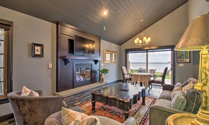 Breezy Point House | Breezy Point Escape with Views, Dock and Fire Pit!