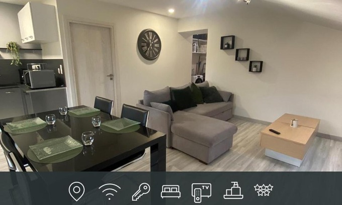 Bourg-en-Bresse Apartment | BressAppart - T3 - Gare "2 min", commerces -centre