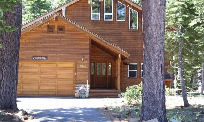 Tahoe City Cabin | Bright and Airy. Backs onto Forest, Paige Meadows and Tahoe Rim Trail