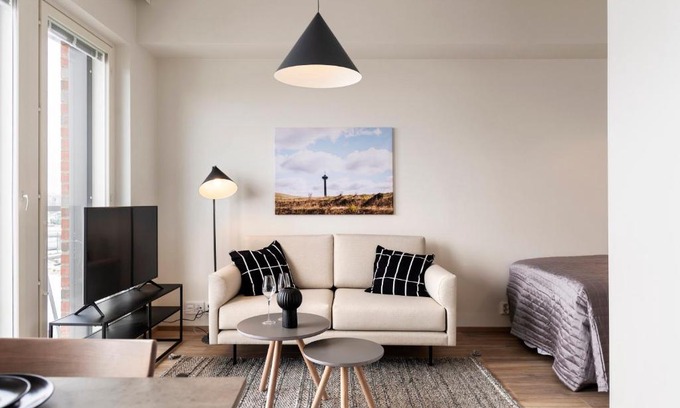 Tampere Apartment | Bright studio apartment near the centre