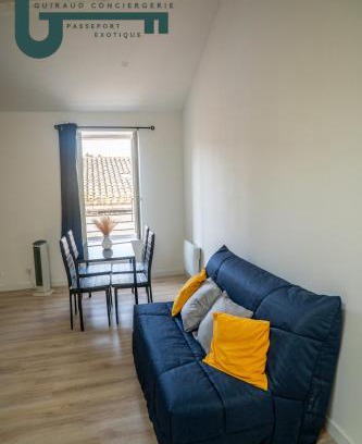 Castelnaudary Apartment | Cœur de ville studio lumineux