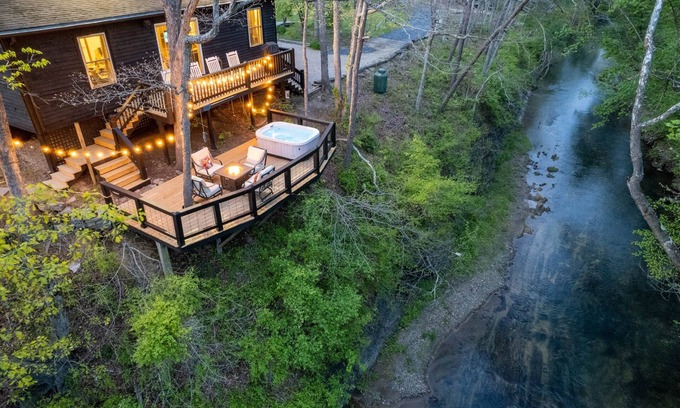 Goshen House | Cabin on 2 acres River access, Fire Pit, & Hot tub