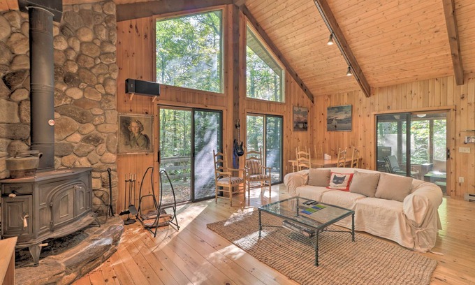 Sandisfield Cabin | Cabin w/3 Acres, Tennis Courts: By 4 Ski Mtns
