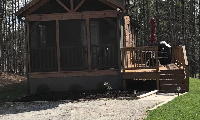 Mill Spring Cabin | Cabins at the Gap The Getaway Cabin 1 Bedroom 1 Bath loft
