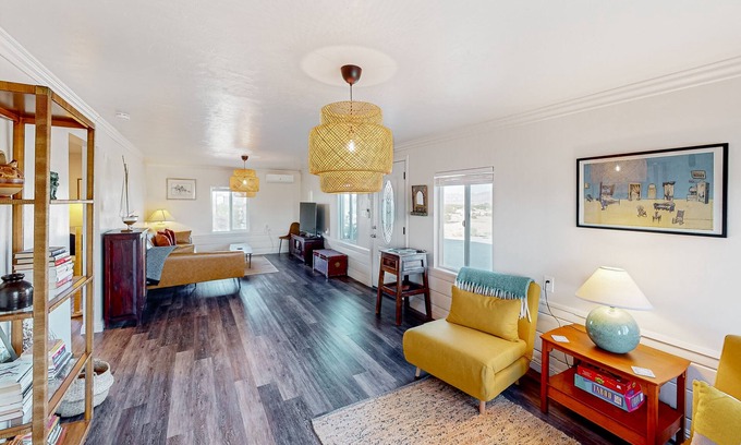 Twentynine Palms House | Cacti Sanctuary with private hot tub & firepit near Joshua Tree