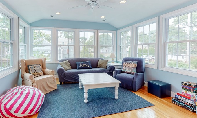 Popponesset House | Calming cottage near the beach w/ private gas grill, large deck & great location
