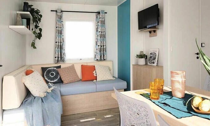 Port-Manech House | Camping Côté Ô Port Manec'h**** - Mobil Home Confort 4 rooms 6 people
