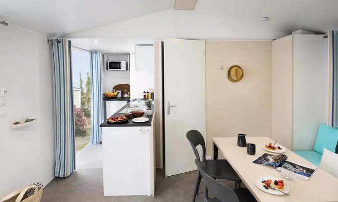 Arles-sur-Tech House | Camping Paradis le Vallespir* - Mobile home Cargolade 3 rooms 4 people Air-conditioned