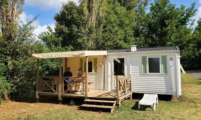 Soturac House | Campsite Nature Le Valenty * - Mobile home 2 bedrooms Lot family air conditioning 7 people