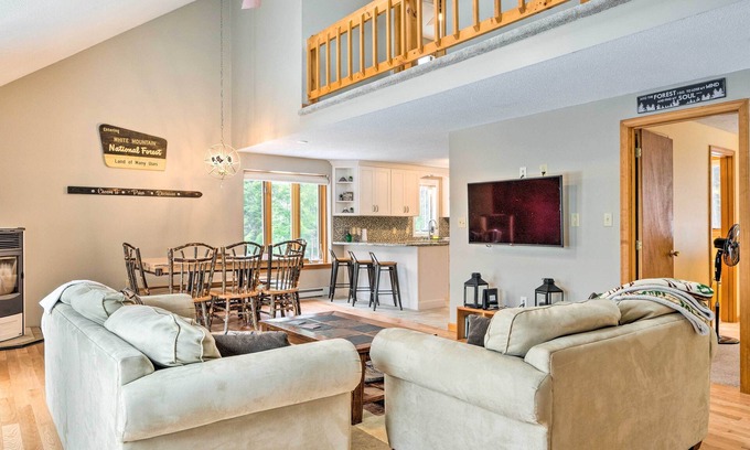 Campton House | Campton Home w/Mountain Views Near Trails & Lake