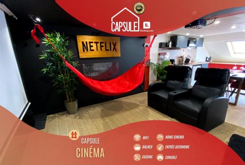 Valenciennes Apartment | Capsule Cinéma - Balneo home cinema playstation 5