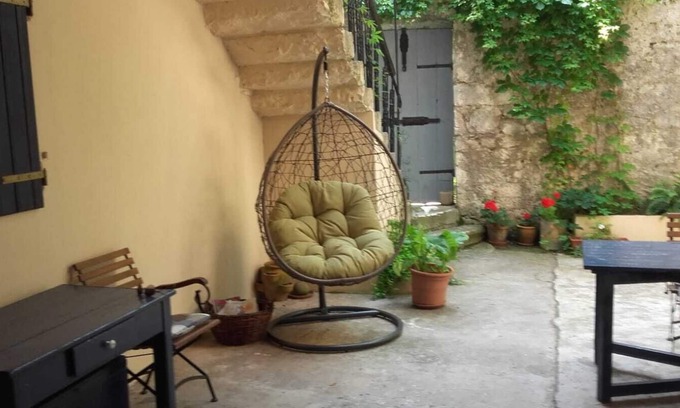 Island Hvar House | Captain Niko's House Apt 1 within large renovated house with spacious courtyard