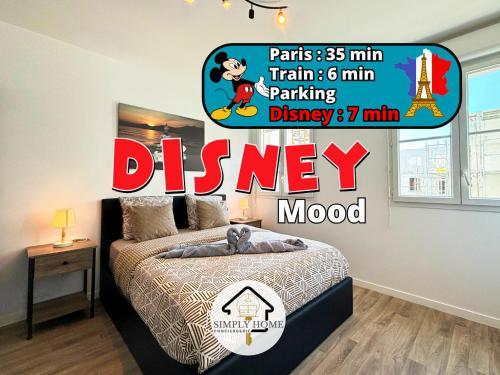 Serris Apartment | Cartier Disney 7min Train 6min Paris parking