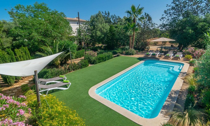 Santa Maria del Cami Villa | CAS PILOT - Villa with private pool in Santa Maria del Cami. Free WiFi