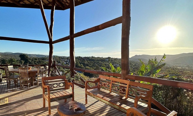 Alto Paraiso de Goias House | Casa Castor Luxo e Ofurô de Pedras