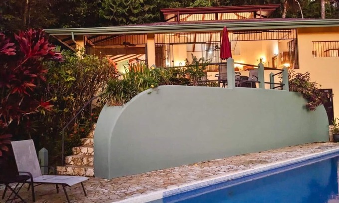 Ballena House | Casa Toucan, Secluded Jungle Setting with Ocean View & 40 foot Pool