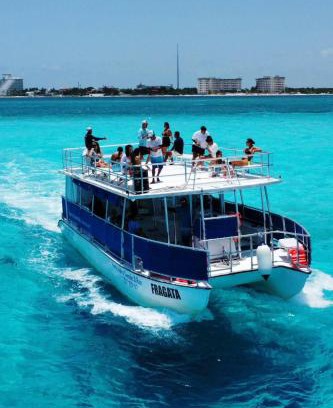 Punta Cancun Boat Rental | Catamaran Fragata Cancun