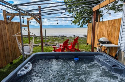 Cap-Saint-Ignace Ski Chalet | Chalet #10 - Spa & Fireplace