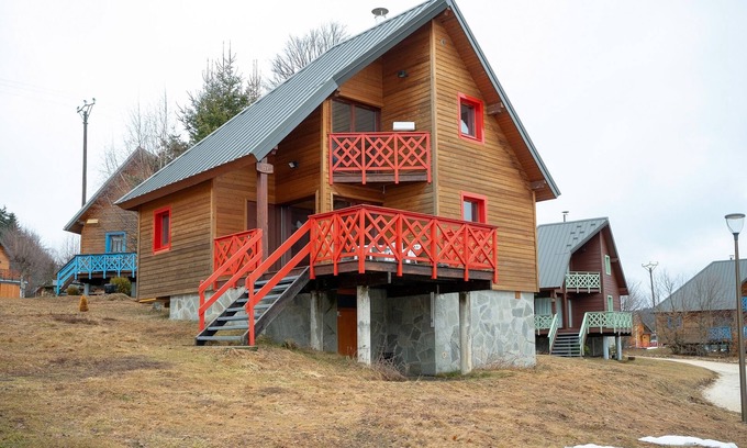 La Feclaz Ski Chalet | Chalet '331 - Village Nordique' with Mountain View, Shared Pool and Private Terrace