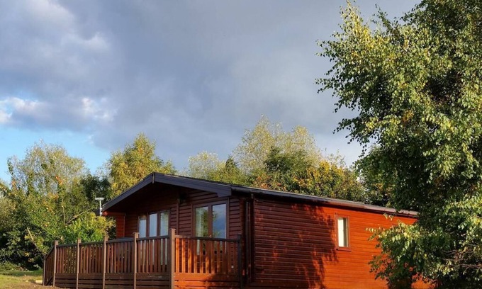West Barkwith Ski Chalet | Chalet Log Cabin at The Log Cabin Glebe Farm