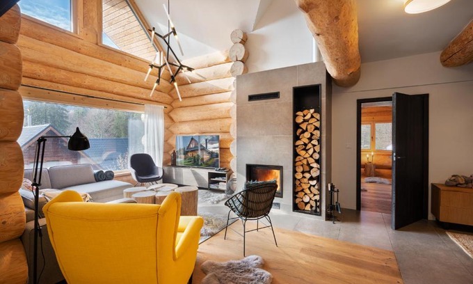 Horna Lehota Ski Chalet | Chalet Ondrej Tale-Chopok-BBQ-Fire pit-Kids playground-Views