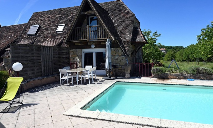 Loubressac House | Character stone house with exceptional view of the valley