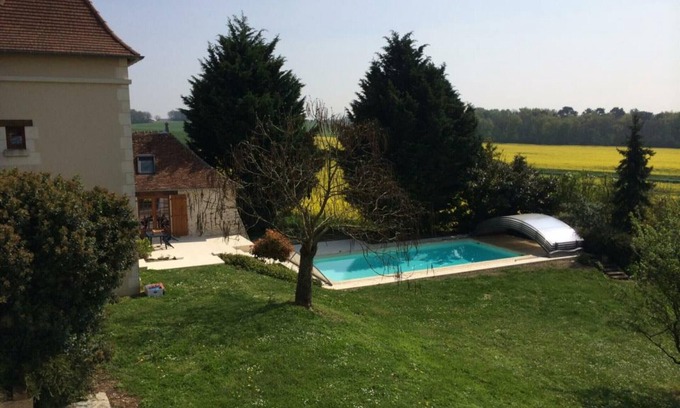 Abilly Cottage | Charming 17th-Century Home in South Touraine with Private Pool, Garden & Modern Amenities