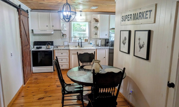 Mountain View House | Charming 2-bedroom house with AC, WiFi; Blue Roof on Jackson Street
