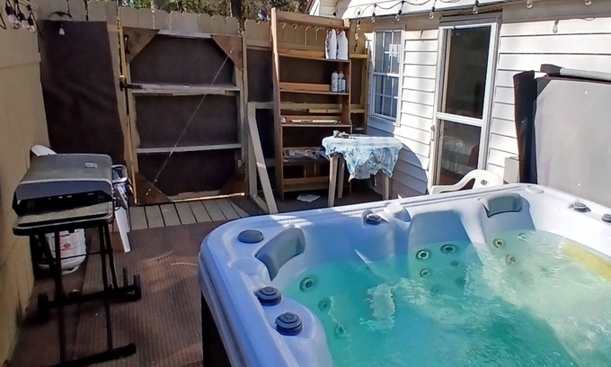 Kannapolis House | Charming 3-bedroom house with hot tub and sauna all private
