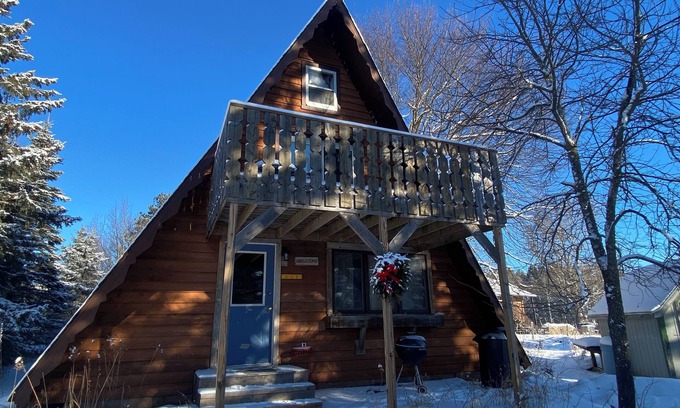 Bessemer Ski Chalet | Charming A-Frame ski chalet in Powderhorn Village, Bessemer. 2+br, WiFi