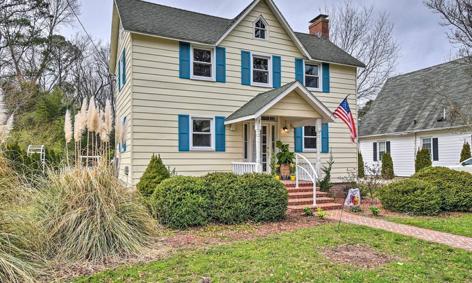 Cheriton House | Charming Cape Charles Vacation Rental Home!