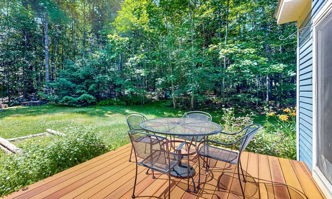 Rockport House | Charming, dog-friendly home with lovely yard & firepit - near Rockport/Camden