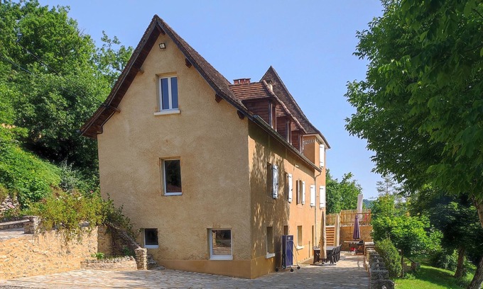 Saint-Cybranet House | Charming house 6/8 persons near Castelnaud, heated above-ground pool